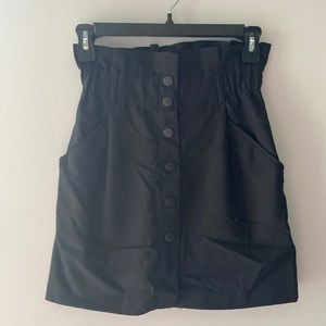 Zara Button Down Skirt With Pockets